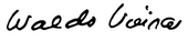 signature de Waldo Vieira