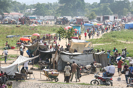 At the Haitian-Dominican border