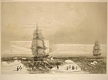 Bild von Adelie Land im Jahr 1840