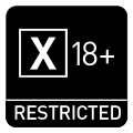 Australian Classification Restricted 18+ (X 18+).svg