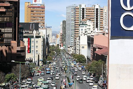 Mariscal Santa Cruz Avenue, La Paz