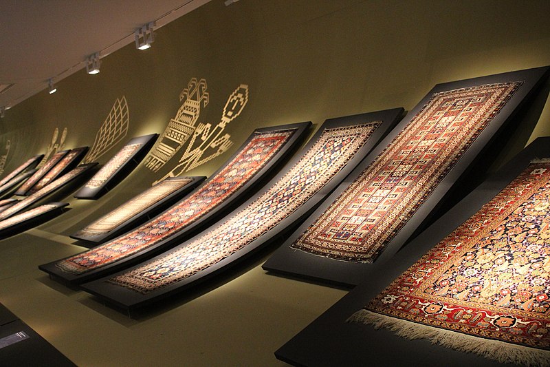 File:Azerbaijani carpets in Museum of Azerbaijani carpet 2.JPG