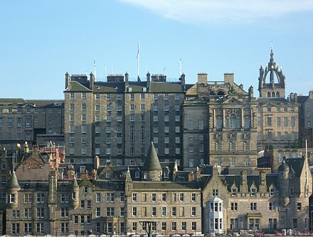 Back of the High Street from the east end of Princes Street