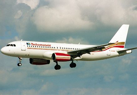 A former Bahamasair Airbus A320