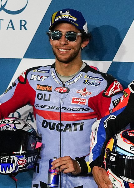 Enea Bastianini finished third in his second season in the MotoGP class.
