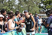 Deutsch: Beachvolleyball bei den Olympischen Jugendspielen 2018; Tag 11, 17. Oktober 2018; Jungen, Spiel um Platz 3 – Argentinien-Ungarn 2:0 (21–15/21–15) English: Beach volleyball at the 2018 Summer Youth Olympics at 17 October 2018 – Bronze Medal Match – Argentina-Hungary 2:0 (21–15/21–15)