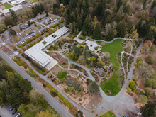 Aerial view of the Bellevue Botanical Garden Bellevue Botanical Park aerial, April 2023.png
