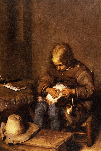 File:Boy Fleaing his Dog - Gerard Terborch.png