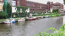 Blick auf den Stadtkanal in Brandenburg