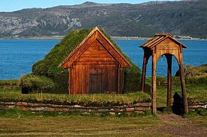 Reproduction of Brattahlíð church, Qassiarsuk