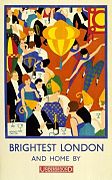 The London Underground Electric Railway Company Ltd published this poster in 1924.