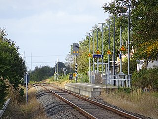 <span class="mw-page-title-main">Broderstorf station</span> Railway station in Broderstorf, Germany