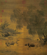 Oxherds in Wind and Rain. National Palace Museum.