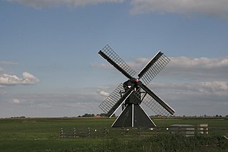 <span class="mw-page-title-main">De Hiemerter Mole, Burgwerd</span> Hollow post mill in Friesland, Netherlands