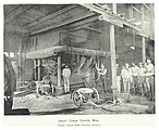 Smelter workers at 80 ton water jacket furnace, c.1899.