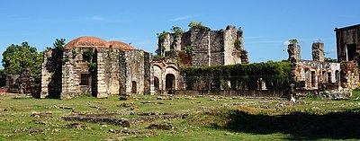 Monasterio de San Francisco in Santo Domingo, Dominican Republic, was the first and oldest monastery built in the Americas.[6]