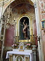 Altare laterale sinistro, oratorio dei Santi Sebastiano e Rocco, Campo Ligure, Liguria, Italia