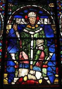 Thomas Becket figure from Canterbury Cathedral (13th century)