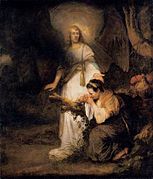 Agar y el ángel (c. 1643-1645).