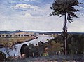 Carl Fredrik Hill, Seine-Landschaft bei Bois-Le-Roi (Seine Landscape in Bois-Le-Roi) (1877).