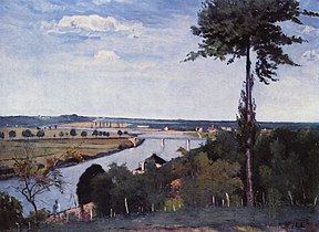 Karls Fredriks Hills, Sēnas ainava pie Buāleruā (1877).