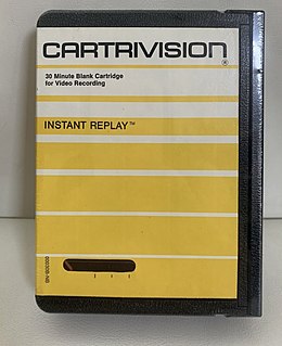 Cartrivision Magnetic tape-based videocassette format