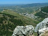 Blick auf Cazorla vom Mirador Riogazas