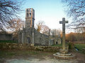 La chapelle Saint-Philibert (chapelle de Lanvern) et son calvaire.