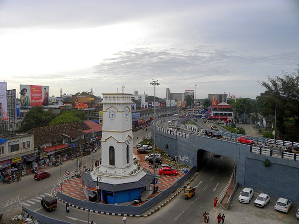 Chinnakada Underpass and Clocktower