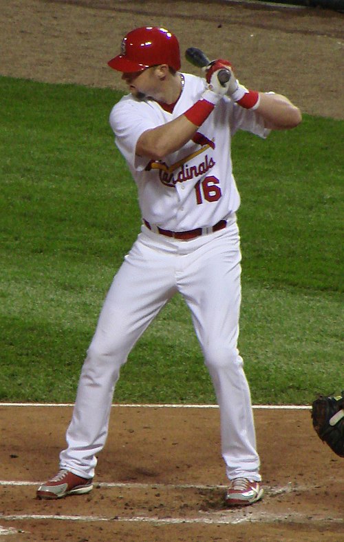 Duncan batting for the St. Louis Cardinals in 2007