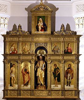 <i>Olera Altarpiece</i> Polyptych by Cima da Conegliano