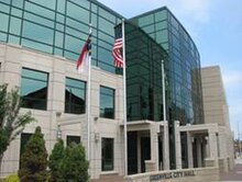 Greenville City Hall building in North Carolina, US, in 2008 City Hall, Greenville, North Carolina (2008).jpg