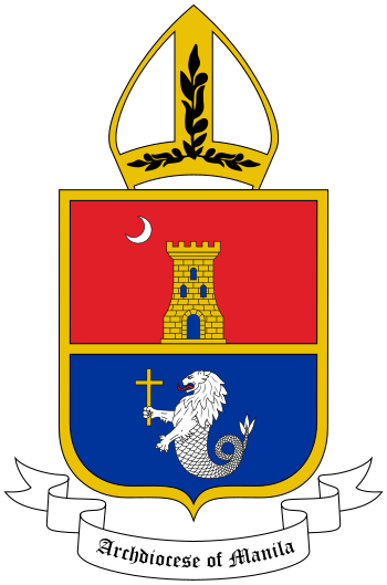 Coat of Arms of the Archdiocese of Manila Vectorized.svg
