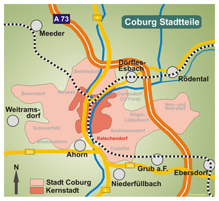 <span class="mw-page-title-main">Ketschendorf (Coburg)</span> Stadtteil of Coburg in Bavaria, Germany