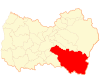 Map o San Fernando commune in O'Higgins Region