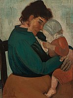 Moederschap (vrouw uit Oostende) (1913)