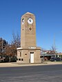 War memorial and clock tower, unveiled in 1922