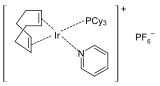 Crabtree's catalyst, a very active catalyst for hydrogenation.