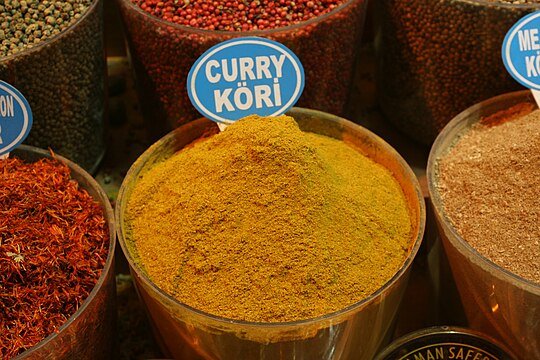 Curry powder from South Asia