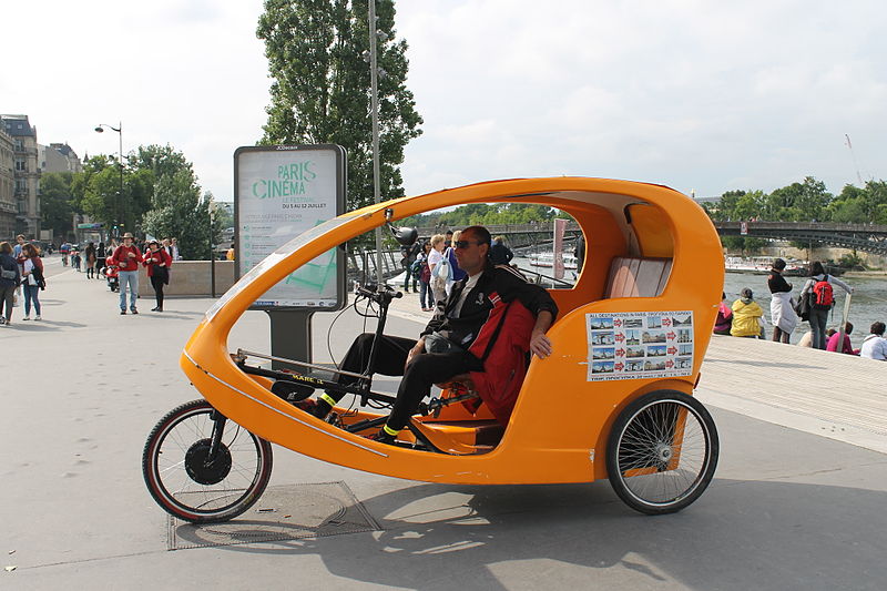 File:Cycle taxi, Paris 11 July 2014.jpg