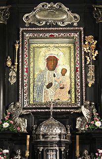 Black Madonna of Częstochowa Icon of the Virgin Mary at the Jasna Góra Monastery in Częstochowa, Poland