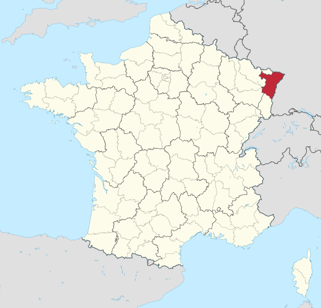 Lejasreinas atrašanās vieta Francijā