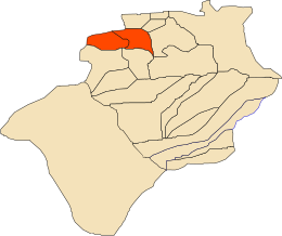 Distretto di Kénadsa – Mappa