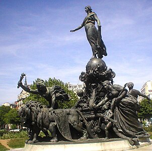 Le Triomphe de la République (1899), Pariisi, Place de la Nation.