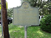 Historical marker for Delegal's Fort Delegal's Fort historical marker.JPG