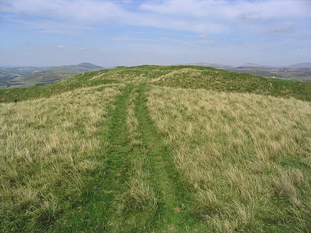 Iron Age hill fort associated with Dere Street at Pennymuir