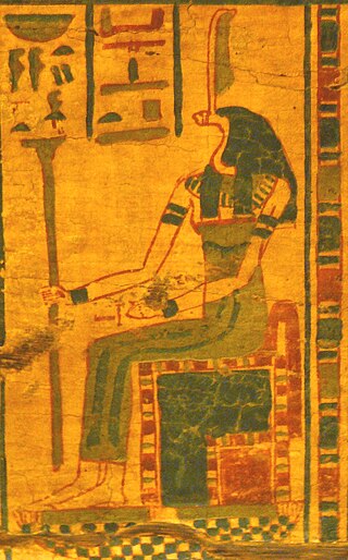 <span class="mw-page-title-main">Renenutet</span> Ancient Egyptian goddess of nourishment and the harvest