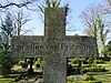 Dobbertin Klosterfriedhof Gravestone Caroline von Pritzbuer Row 1 Place 4 2012-03-23 ​​389.JPG