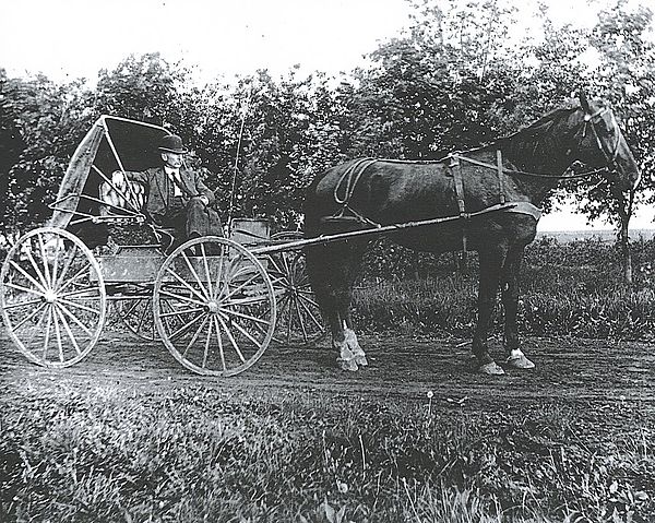 Frontier doctor Dr. Charles Boarman Harris, one of the original pioneers to settle in Pembina, was the first county physician. He delivered over 3,000