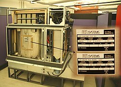 ETA Systems ETA10 supercomputer (1987-1989) where CPU is mounted in a liquid nitrogen tank for liquid cooling (End of an ERA) - Computer History Museum, 2010-01-21 15.43.38 by Jitze Couperus.jpg